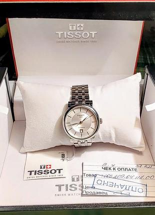 Женские часы tissot carson premium automatic lady t122.207.11.031.00,сделаны в швейцарии