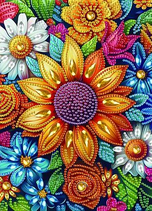 Алмазная мозаика «цветы» bh030 25x25