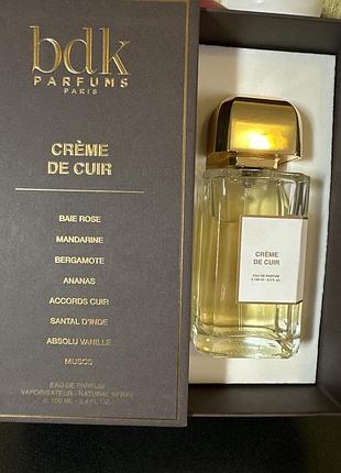 Crème de cuir bdk parfums
