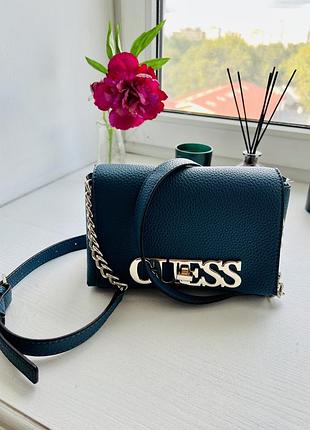 Сумка guess uptown chic hwvg7301780 синя