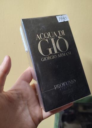 Aqua di gio giorgio armani в черном цвете