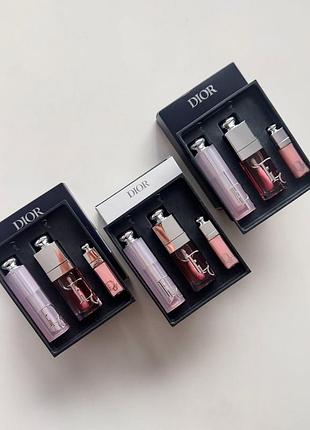 Dior set  ідеальний набір для ніжних, зволожених і сяючих губ