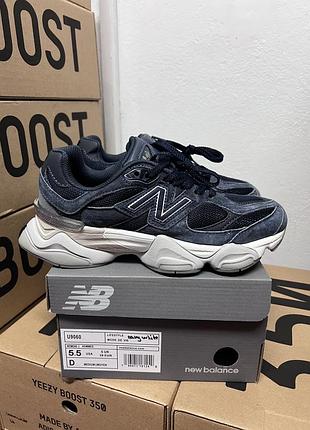 Кросівки 9060 navy white / нью беленс 9060 сині 38 39 40 41 42 43