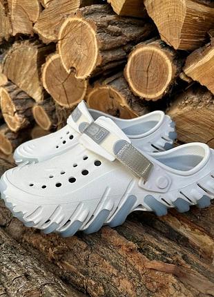 Crocs echo icy ro clog chalk/blue унісекс crocs crocs echo clog crocs echo icy ro clog chalk/blue