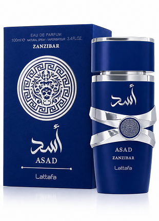 Мужская парфюмированная вода lattafa asad zanzibar 100 мл - латтафа асад занзибар