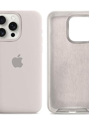 Чохол силіконовий silicone case full size для iphone 13 pro з мікрофіброю всередині захисний 10.stone