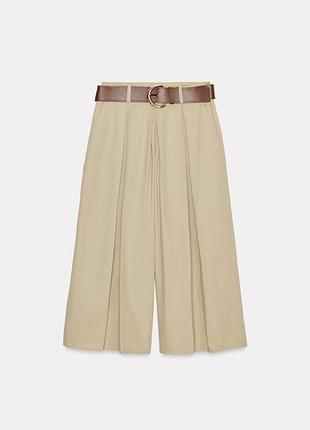 Брюки кюлоти zara іспанія