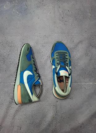 Кросівки nike чоловічі, розмір 41, синьо-зелені, б/у