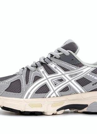 Женские кроссовки asics gel kahana 8 grey beige асикс кахана 8 серые 36