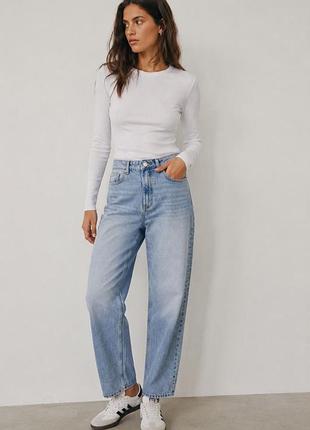 Жіночі джинси mom bershka, розмір 34 (xs) блакитні (1787835495669-29)