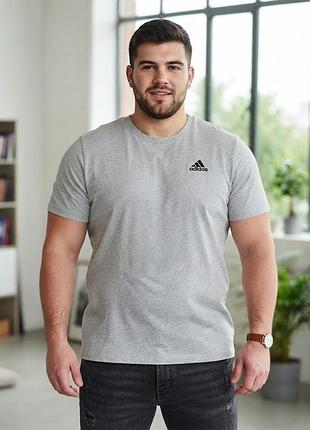 ​чоловіча сіра футболка adidas 2xl (базова, оригінал)