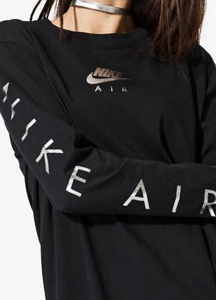 Лонгслів світшот жіновий nike чорний😍