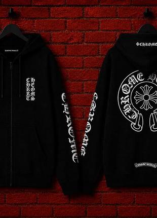 Zip-худі chrome hearts 4