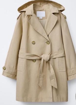 Тренч плащ zara