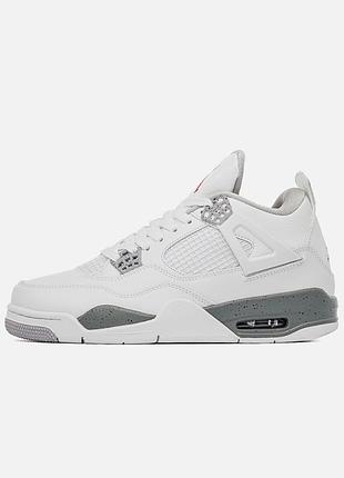 Nike air jordan 4 retro white oreo