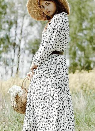 Белое свободное платье в цветочек из вискозы длины миди zara
🌷🌷🌷🌷🌷🌷🌷🌷🌷🌷🌷