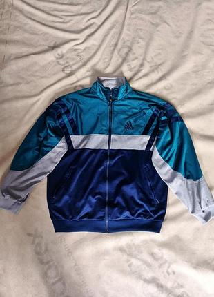 Мужская винтажная олимпийка adidas спортивная кофта 80-90 х