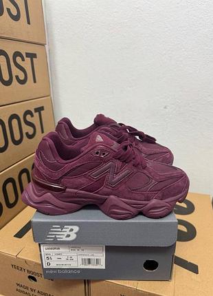 Женские кроссовки 9060 burgundy / Зеленое белес 9060 бургунды 38 39 40 41 42 43