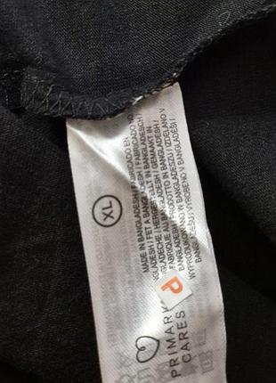 Стильный черный лонгслив primark/ xl 3