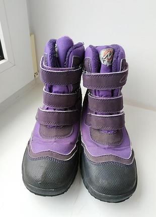 Зимние ботинки сапожки на девочку clarks 32-33р. 21 см.