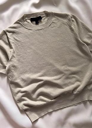 Топ-джемпер з коротким рукавом zara