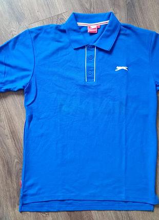 Брендова футболка поло slazenger.