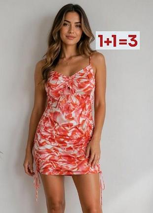 1+1=3 🎁 кольорова сукня на зав'язках від shein