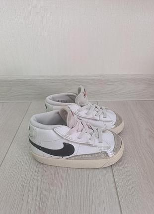 Кроссовки nike blazer mid 77 размер 25 (15см)