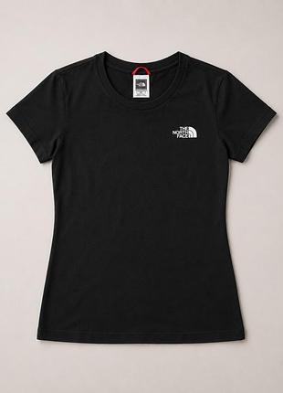 Чорна футболка the north face