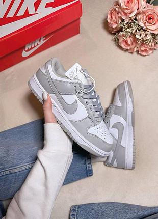 Кросівки nike dunk grey fog