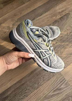 Кросівки asics сірі оригінал асікси зі світловідбивачами кроссовки