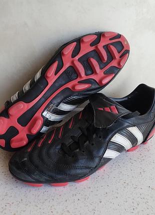 Чоловічі шкіряні бутси adidas predator 29см