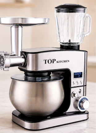 Кухонний комбайн 4 в 1 top kitchen tk00277 / тистоміс, м'ясорубка, блендер, овочерізка