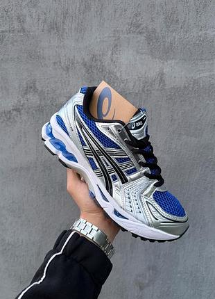 Кросівки asics gel-kayano 14 «silver/blue»