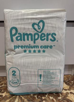 Підгузки pampers premium care 2