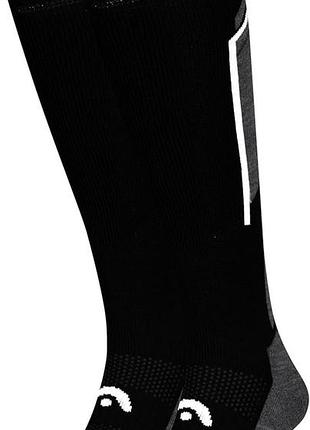 Шкарпетки трикотаж високі набір 2 пари для жінки head wool 701234950-ж 35-38 чорний