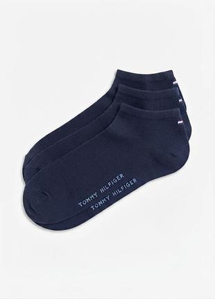 Носки набор 2 пары для мужчины tommy hilfiger 701234312 43-46 темно-синий