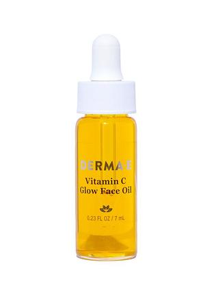 Миниатюра масло для сияния кожи лица с витамином с (7 мл) derma e vitamin c glow face oil