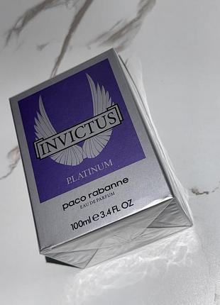 Чоловічі парфуми  rabanne invictus platinum✨духи 100 мл
