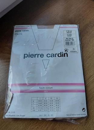 Чулки pierre cardin с широким кружевным верхом