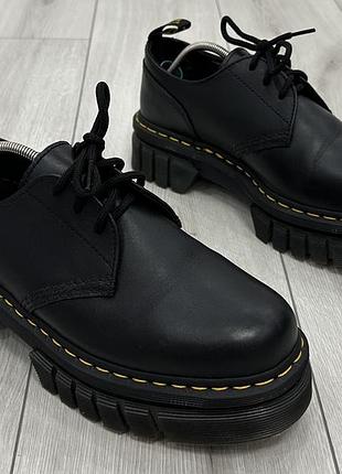 Женские кожаные туфли dr. martens audrick 3-eye (27,5 см)