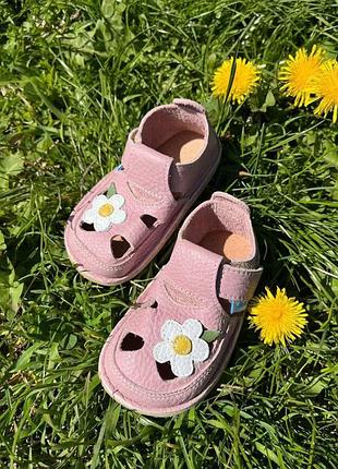 Шкіряні берфут сандалики / босоніжки dodo shoes (розмір 20, устілка 13.1 см)