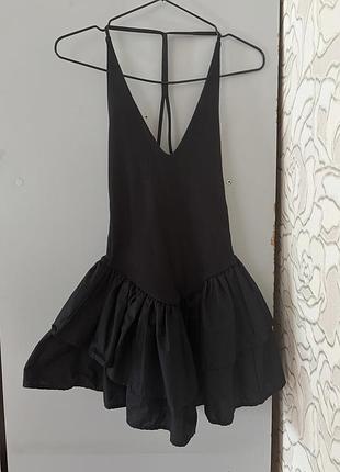 Чорна сукня zara