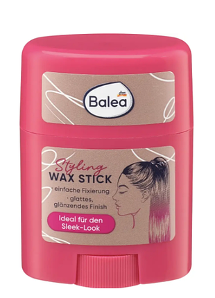 Віск для укладання волосся balea haarwachs styling wax stick, 25 g