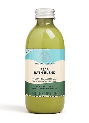 The body shop pear bath blend 250 мл — піна для ванни та крем для душу