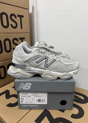 Женские кроссовки 9060 light silver / Зелень белес 9060 свет серый 38 39 40 41 42 43