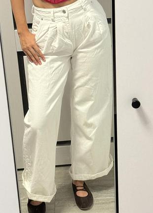 Джинси білі zara