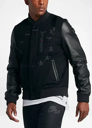 Nike destroyer jacket pattern windproof stay warm black