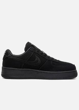 Nike air force 1 low stussy black