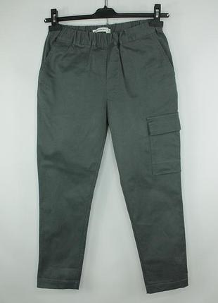 Дизайнерські карго штани брюки lis lareida stretch cotton gray cargo pants